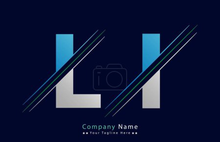 Li Letter Logo Template Illustration Design.