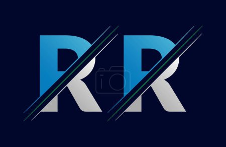 Unique rr letter logo Icon vector template.