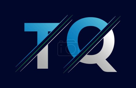 TQ Letter Logo Template Illustration Design.