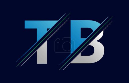 TB Letter logo design vector template.