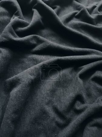 the texture and background of the fabric are black