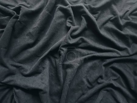 the texture and background of the fabric are black