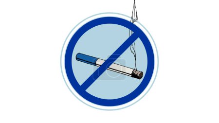 Foto de No fumar pictogramas signos símbolos iconos - Imagen libre de derechos