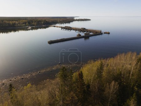 Estonia, Hara 1 May 2024. Hara abandoned Soviet submarine base. With the help of underwater engineering facilities, demagnetization was carried out here which made the hulls of ships and submarines less susceptible to naval mines. 