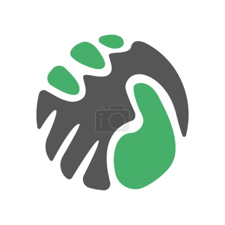 Ilustración de Diseño del logotipo del apretón de manos - Imagen libre de derechos