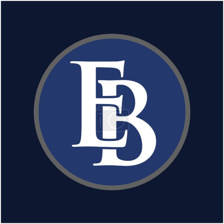 eb latter logo design icon