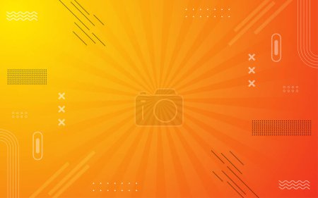 Illustration for Geometric background with abstract shapes - Royalty Free Image