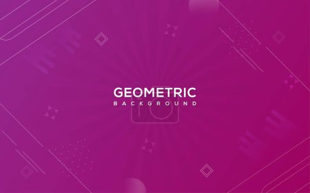 Illustration for Geometric background concept with vector file. - Royalty Free Image