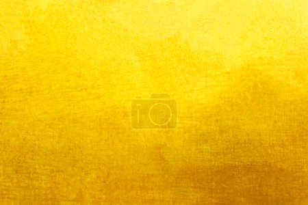 Photo for Old gold wall background or texture and shadow. - Royalty Free Image