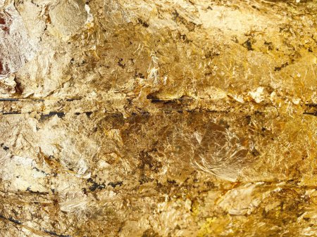 Foto de Textura del pan de oro, Fondo de oro, Imagen de Buda Volver. - Imagen libre de derechos