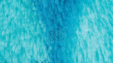 Photo for Blue Fuzzy Fleece Texture Background Closeup - Royalty Free Image