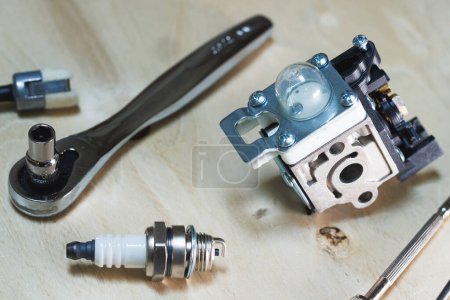 Carburetor and Parts for Small 2-stroke Engine Repair