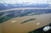 Impressive images from flying over the Amazon region in Brazil. mug #684701994