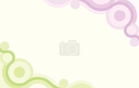Foto de Elegante suave abstracto círculos fondo plantilla papel pintado - Imagen libre de derechos
