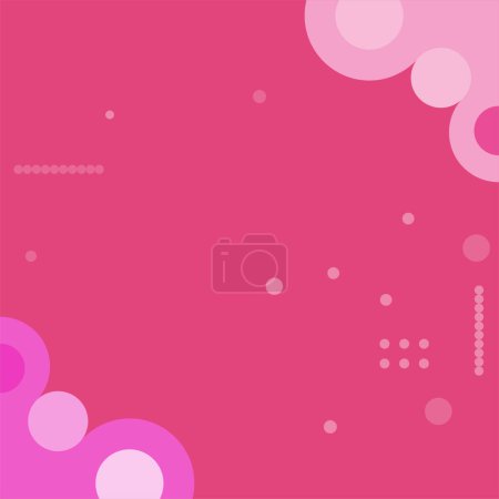 Illustration for Editable Trendy gradient social media template, colorful circles background wallpaper - Royalty Free Image