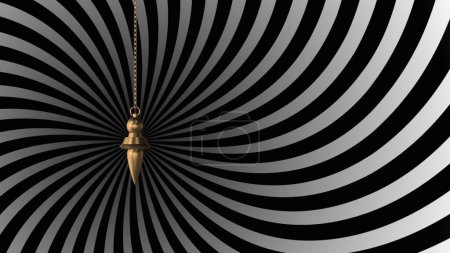 Téléchargez les photos : Hypnotiser à l'aide d'un pendule et d'un tourbillon - en image libre de droit