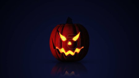 Jack-o-lantern background for Halloween pumpkin