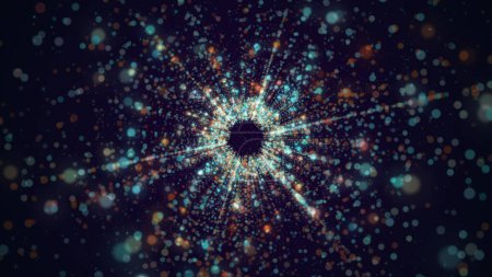 Hyper Space Multiverse abstrakter Hintergrund