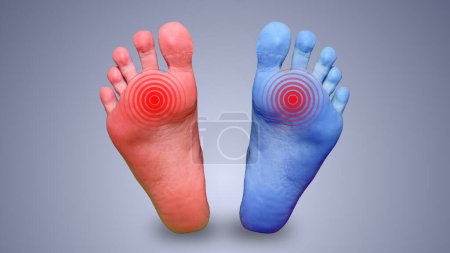 Feet pain and numbness medical background
