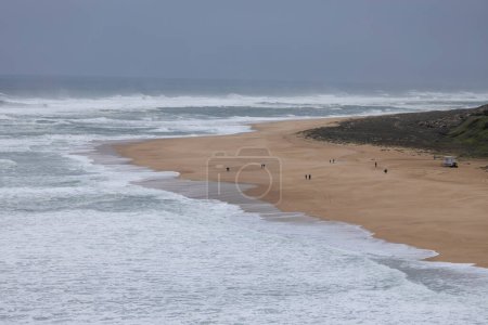 Photo for Cloudy beach in the ocean - Royalty Free Image