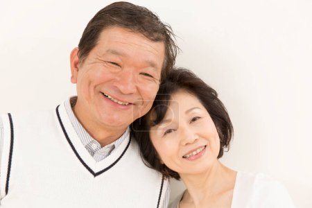 Photo for Portrait of senior japanese couple - Royalty Free Image