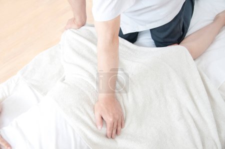 Photo for Man having massage at spa - Royalty Free Image