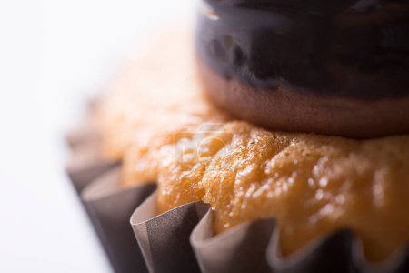 Téléchargez les photos : Gros plan de délicieuses pâtisseries sucrées pour fond - en image libre de droit