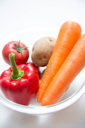 Photo for Peppers, carrots and potato - Royalty Free Image