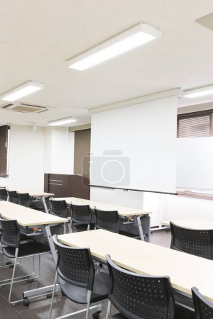 Photo for Interior of empty college classroom - Royalty Free Image
