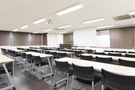 Photo for Interior of empty college classroom - Royalty Free Image
