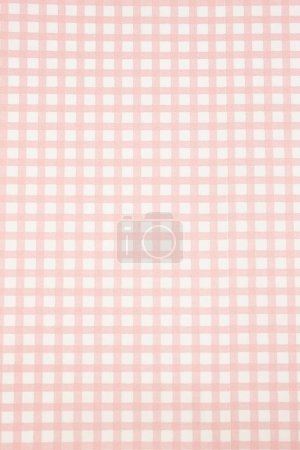 Foto de Textura de tela a cuadros rosa y blanco - Imagen libre de derechos
