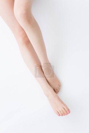 Photo for Woman legs on white background - Royalty Free Image