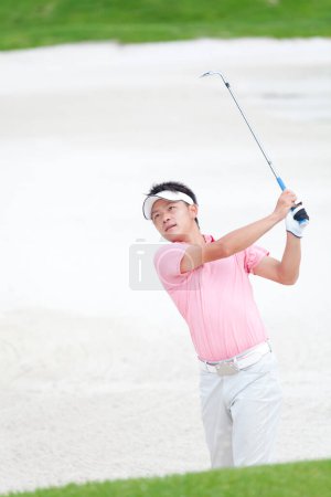 Foto de Jugador de golf en acción - Imagen libre de derechos