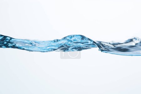 Photo for Water splash isolated on white background - Royalty Free Image