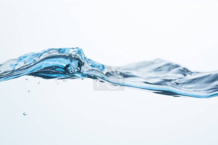 Photo for Water splash isolated on white background - Royalty Free Image