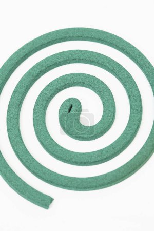 close up view of mosquito coil