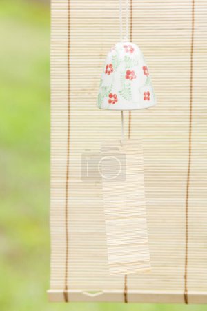 Photo for Close up view of beautiful Japanese wind chime - Royalty Free Image