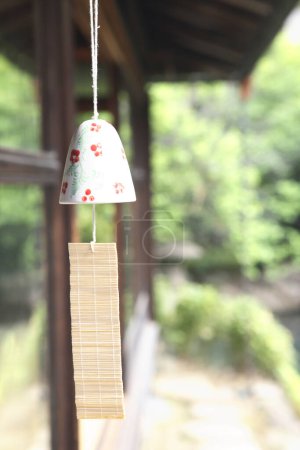 Photo for Close up view of beautiful Japanese wind chime - Royalty Free Image