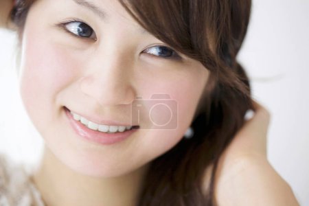Photo for Close up portrait of beautiful young asian woman - Royalty Free Image