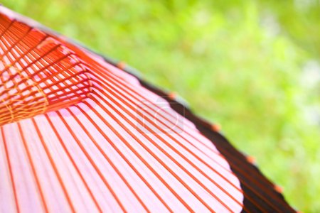 Foto de Paraguas japonés colorido tradicional, vista de cerca - Imagen libre de derechos