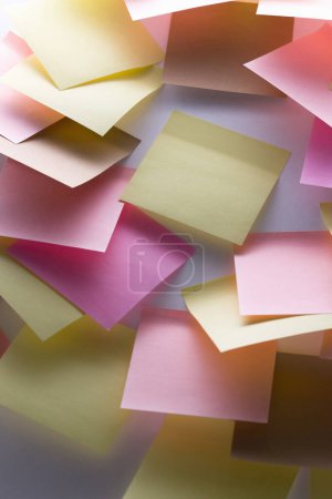 Photo for Colorful background with different color paper sheets - Royalty Free Image