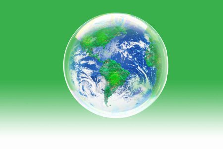 Foto de Tierra, globo sobre fondo aislado - Imagen libre de derechos
