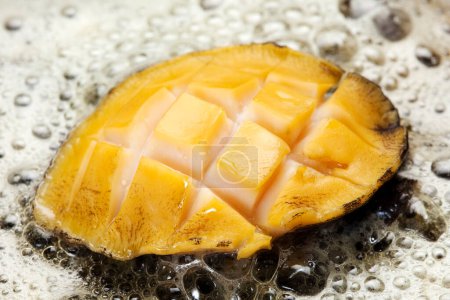 Photo for Baked Abalone Steak, marine gastropod mollusc, seafood - Royalty Free Image