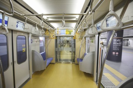 Foto de Moderna vista interior del metro en China - Imagen libre de derechos