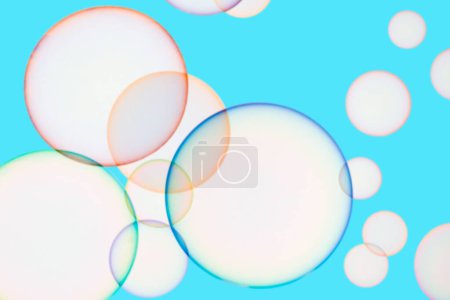 Photo for Colorful background with bubbles - Royalty Free Image