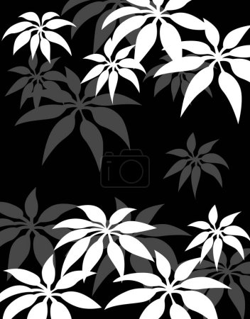 Photo for Abstract seamless pattern with decorative floral elements - Royalty Free Image