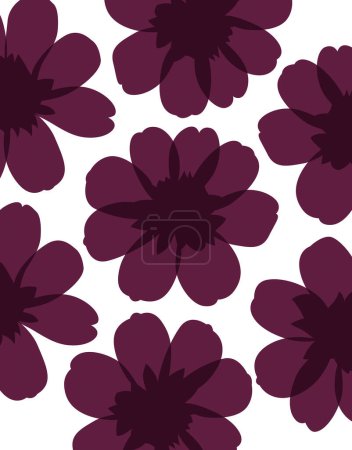 Photo for Seamless floral pattern background - Royalty Free Image