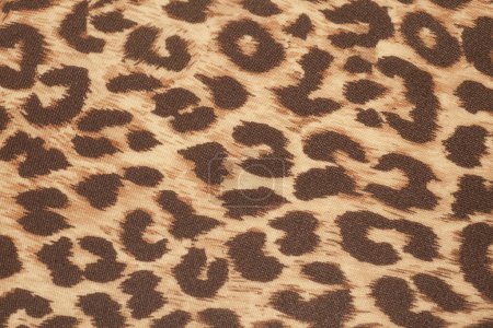 Foto de Textura de la tela de impresión de leopardo - Imagen libre de derechos
