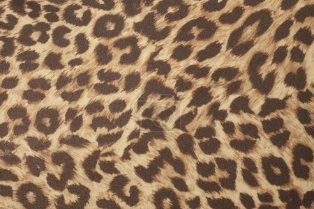 Foto de Textura de la tela de impresión de leopardo - Imagen libre de derechos