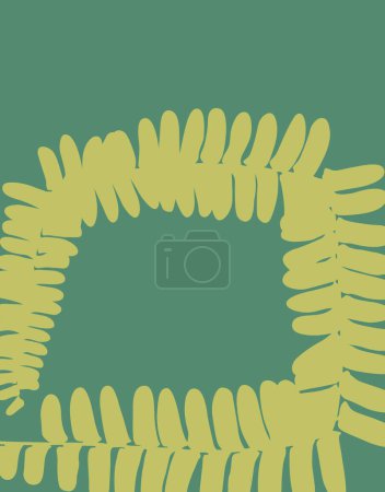 Photo for Seamless floral pattern with leaves - Royalty Free Image